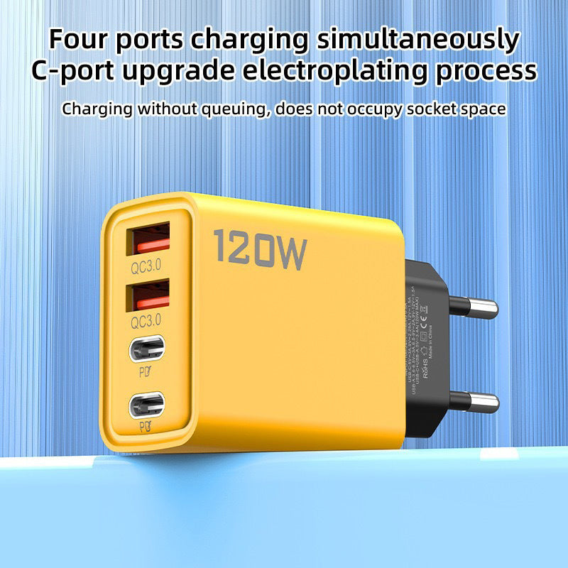 120W USB fast charger with 4 ports | Stornfield