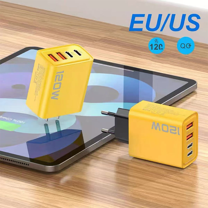 120W USB fast charger with 4 ports | Stornfield