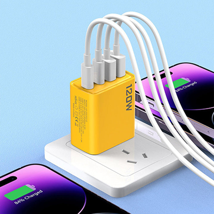 120W USB fast charger with 4 ports | Stornfield