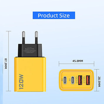 120W USB fast charger with 4 ports | Stornfield