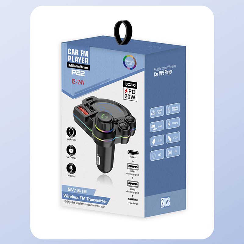 Car FM Transmitter Bluetooth 5.3 Dual-USB | Stornfield