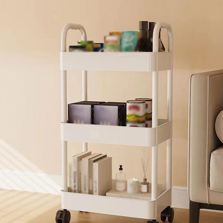 Mobile Kitchen Shelf Organizer with Wheels | Stornfield