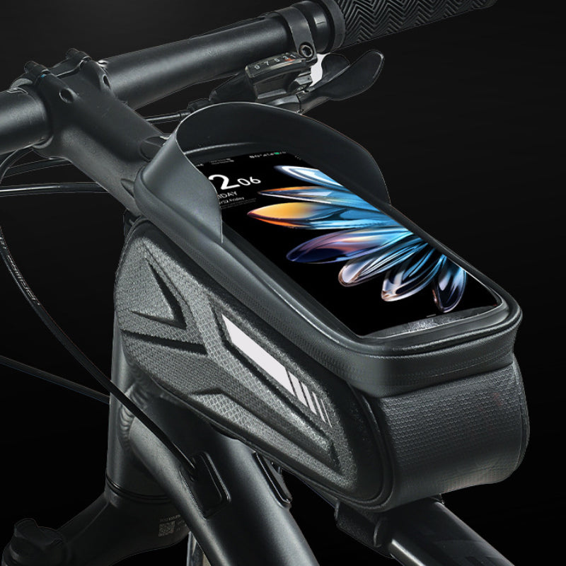 Bike frame bag with phone holder waterproof | Stornfield