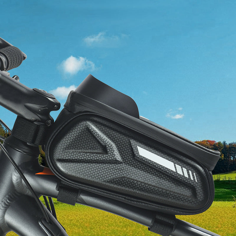 Bike frame bag with phone holder waterproof | Stornfield