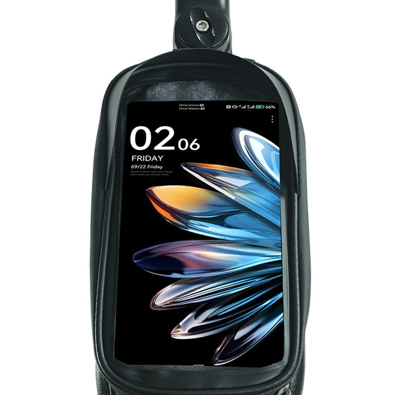 Bike frame bag with phone holder waterproof | Stornfield