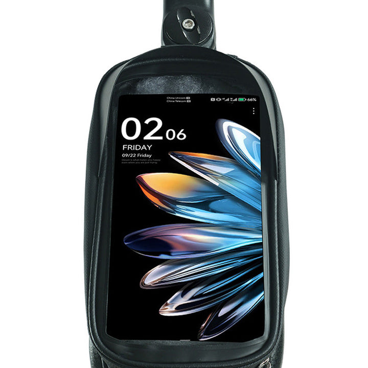 Bike frame bag with phone holder waterproof | Stornfield