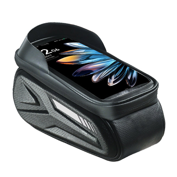 Bike frame bag with phone holder waterproof | Stornfield