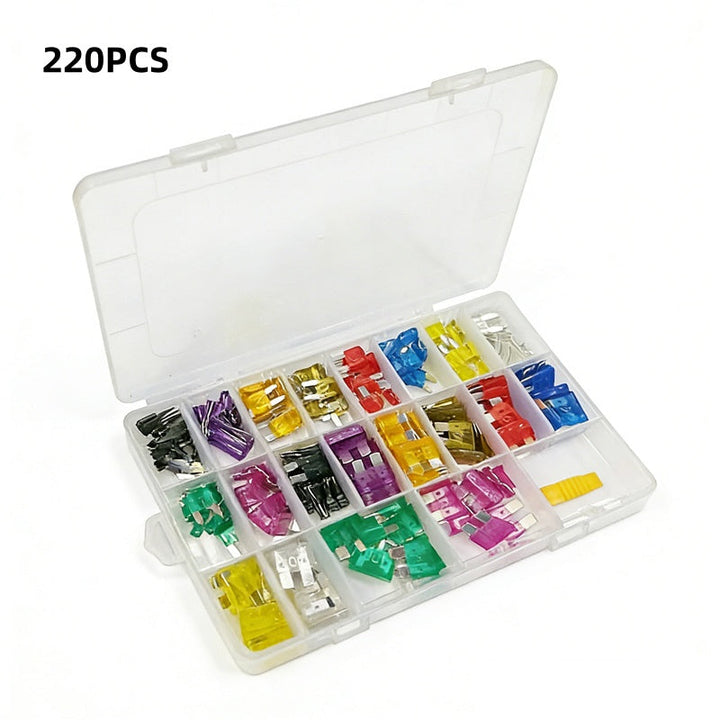 Automotive fuse assortment 300 pieces with fuse puller | Stornfield