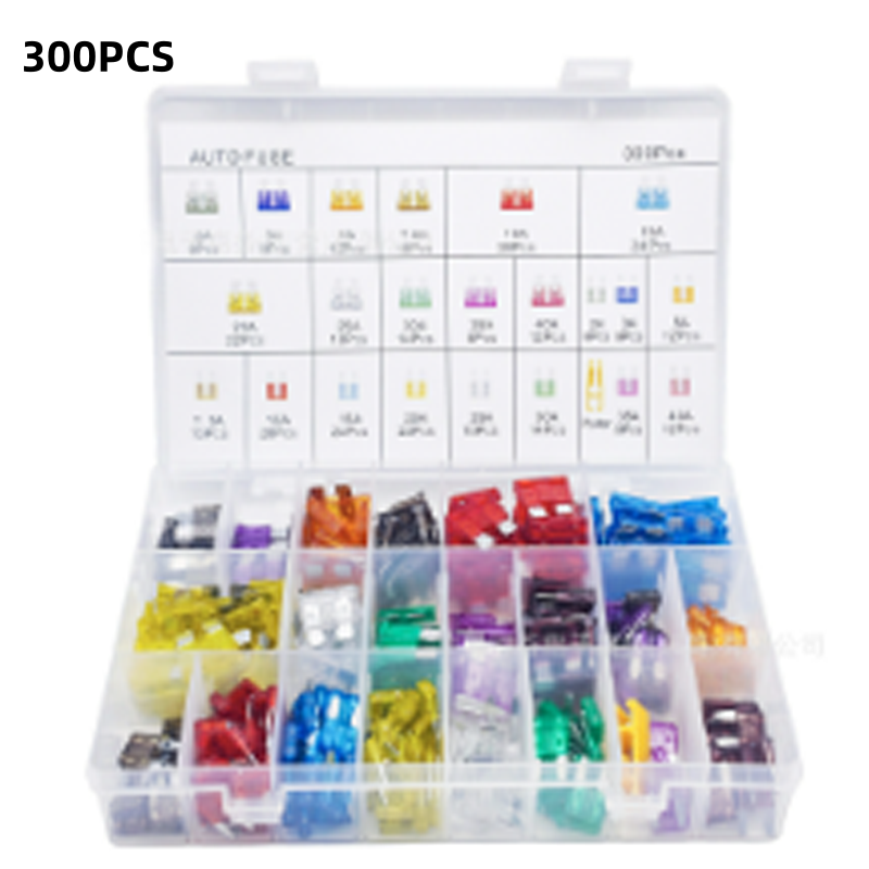 Automotive fuse assortment 300 pieces with fuse puller | Stornfield