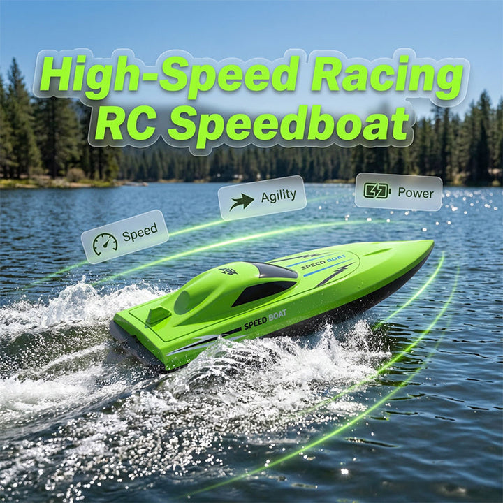 RC racing boat with 2.4 GHz remote control | Stornfield