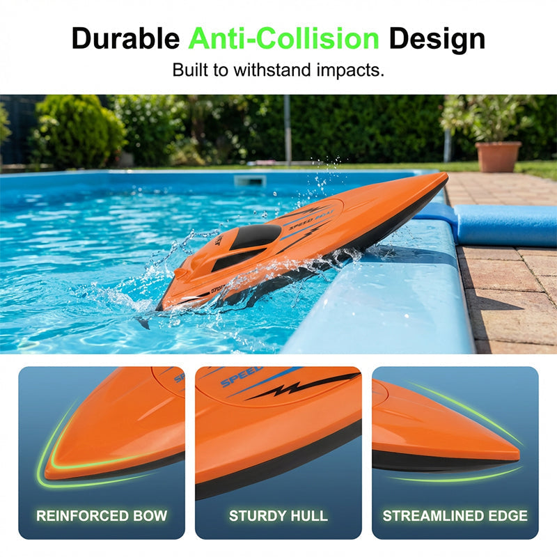 RC racing boat with 2.4 GHz remote control | Stornfield