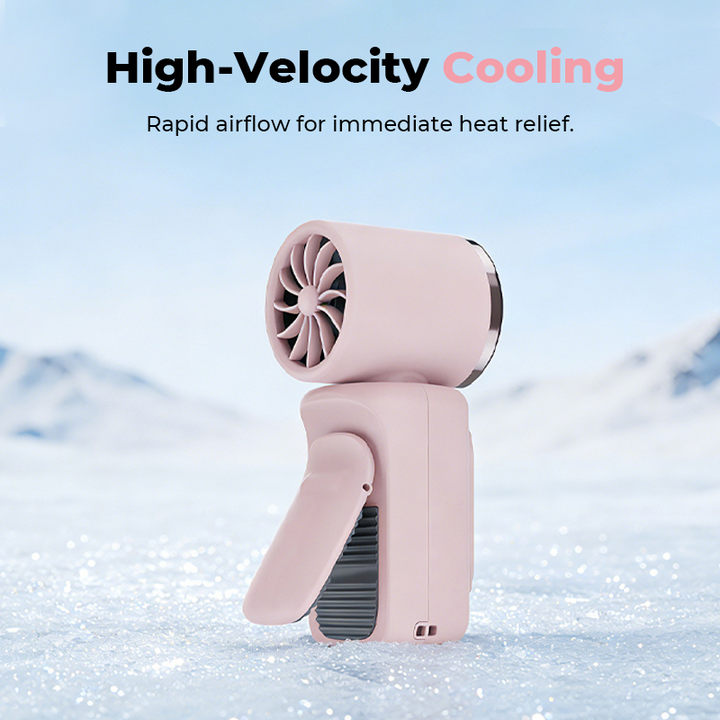 Portable Clip-On Fan with LED Display | Stornfield