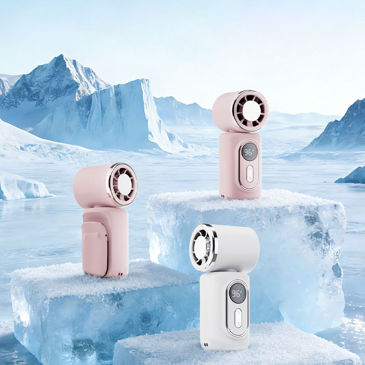 Portable Clip-On Fan with LED Display | Stornfield