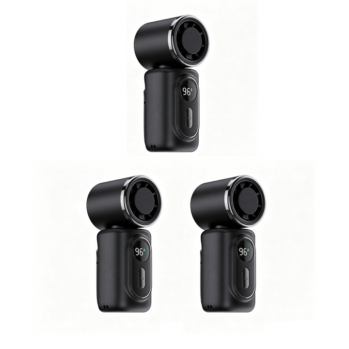 Portable Clip-On Fan with LED Display | Stornfield
