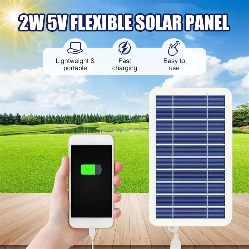 Flexible solar panel 2W 5V with USB output | Stornfield