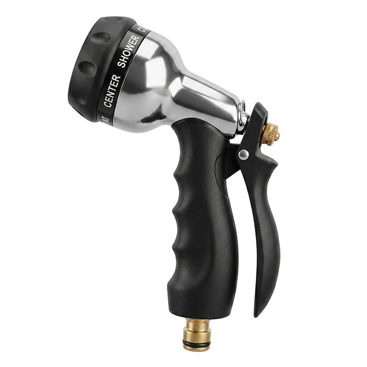 Metal garden hose spray gun with high pressure | Stornfield
