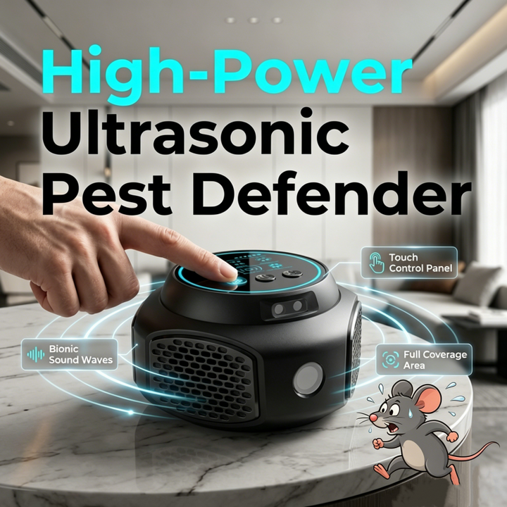 Ultrasonic Pest Repeller with Touch Display | Stornfield