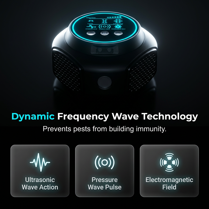 Ultrasonic Pest Repeller with Touch Display | Stornfield