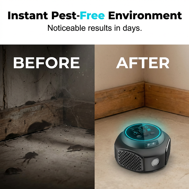 Ultrasonic Pest Repeller with Touch Display | Stornfield