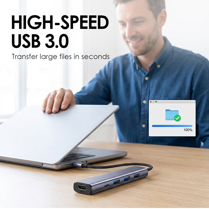 5-in-1 USB-C Hub with 4K HDMI output | Stornfield