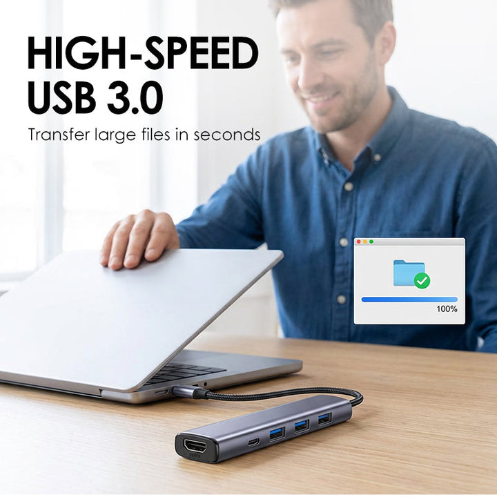 5-in-1 USB-C Hub with 4K HDMI output | Stornfield