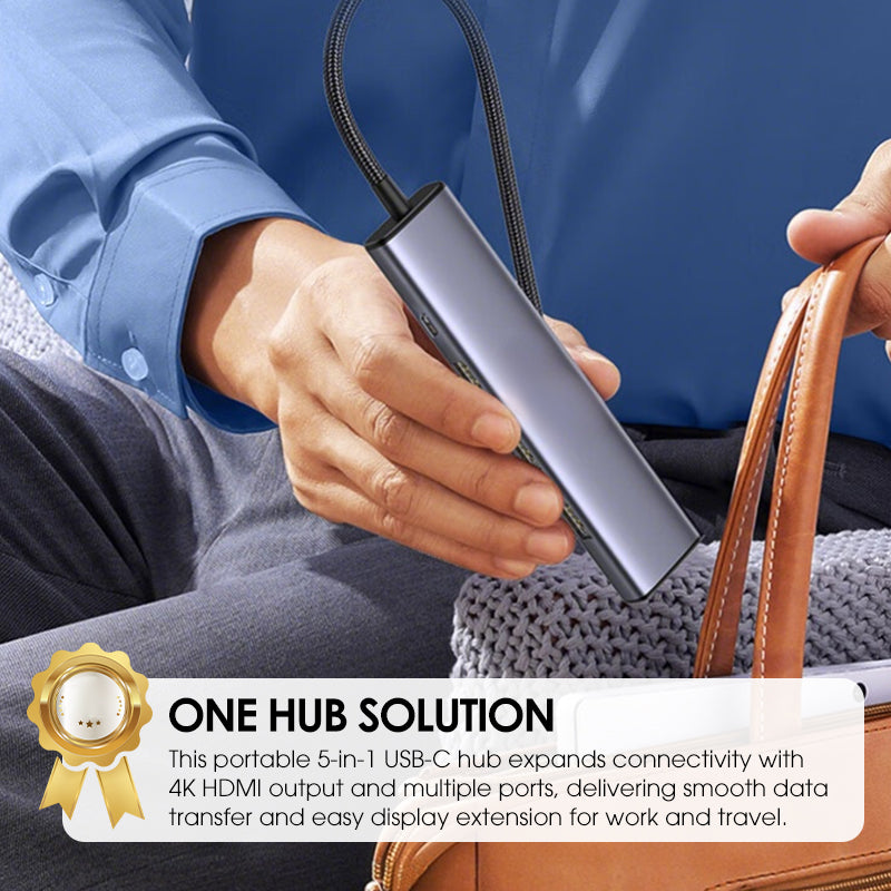 5-in-1 USB-C Hub with 4K HDMI output | Stornfield