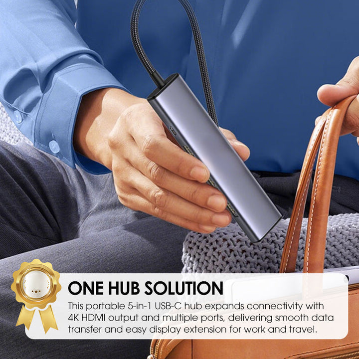 5-in-1 USB-C Hub with 4K HDMI output | Stornfield