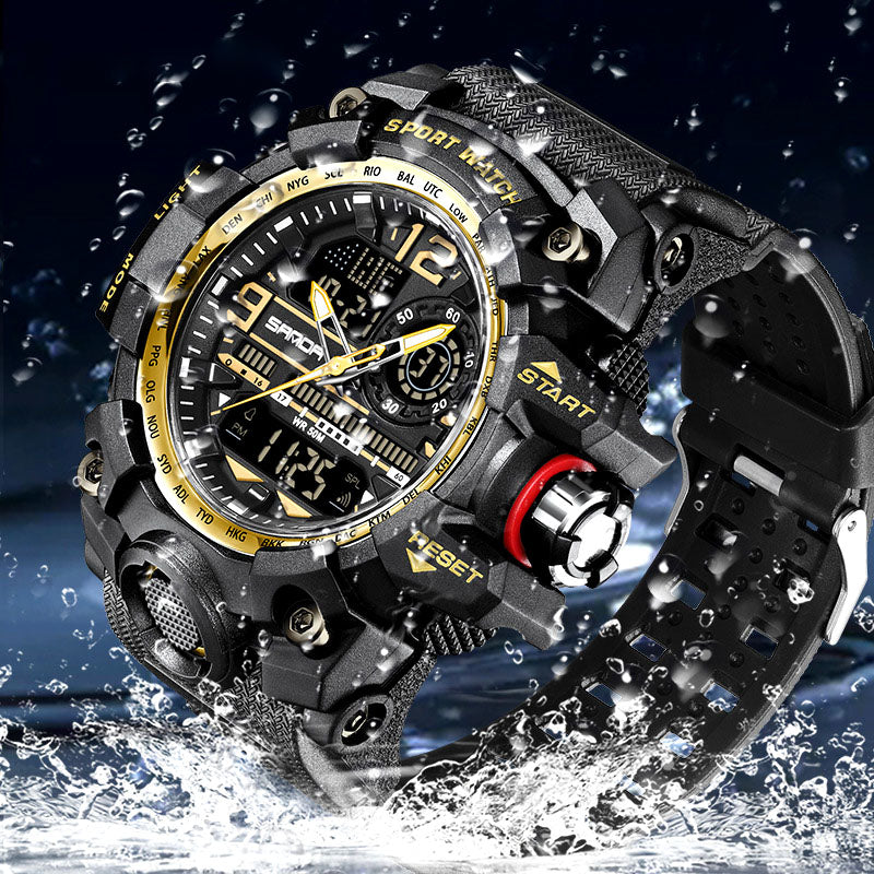 Men's multifunctional watch with luminous display & water protection | Stornfield