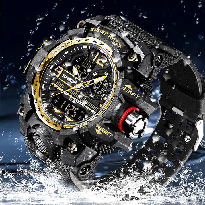 Men's multifunctional watch with luminous display & water protection | Stornfield