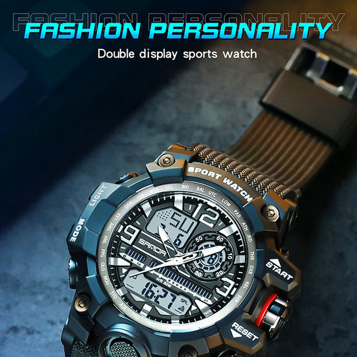 Men's multifunctional watch with luminous display & water protection | Stornfield