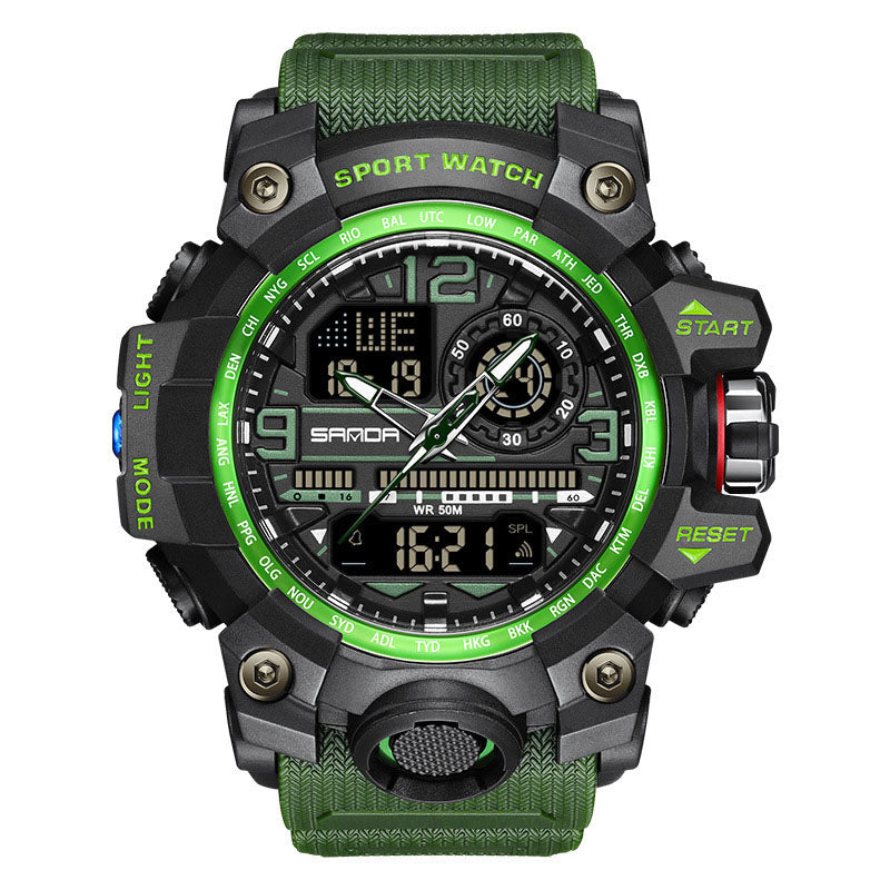Men's multifunctional watch with luminous display & water protection | Stornfield