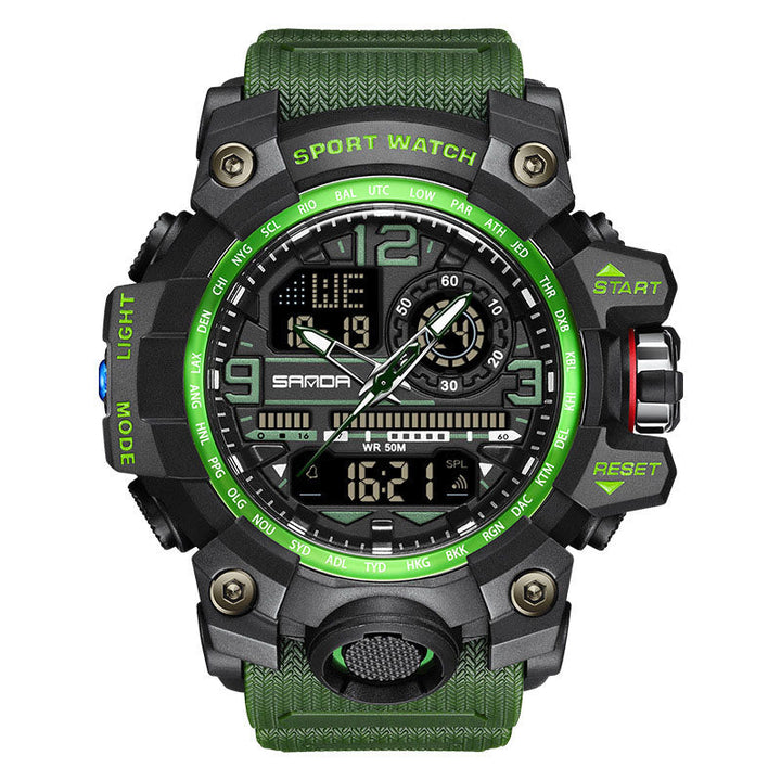 Men's multifunctional watch with luminous display & water protection | Stornfield