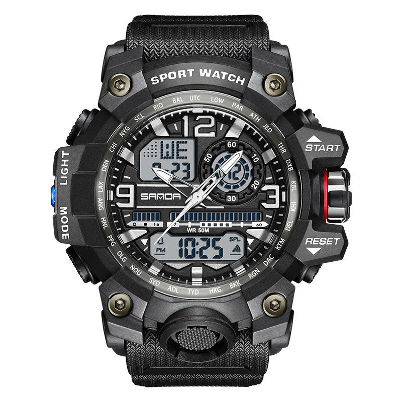 Men's multifunctional watch with luminous display & water protection | Stornfield