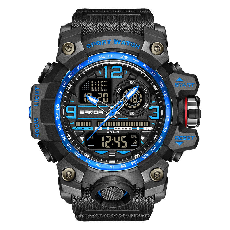 Men's multifunctional watch with luminous display & water protection | Stornfield
