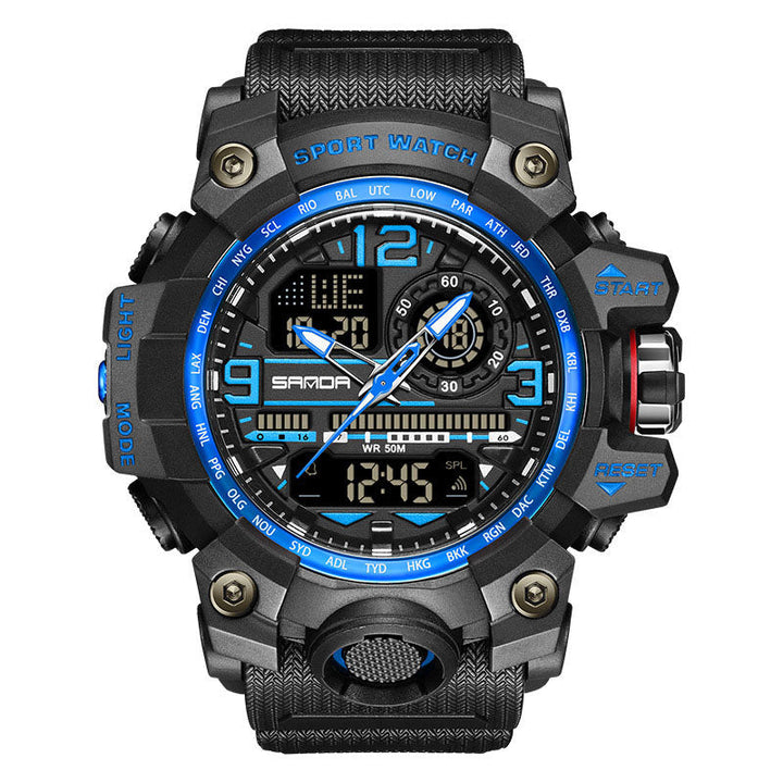 Men's multifunctional watch with luminous display & water protection | Stornfield