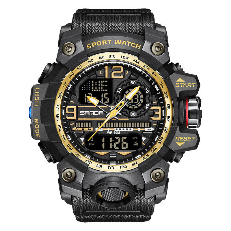 Men's multifunctional watch with luminous display & water protection | Stornfield