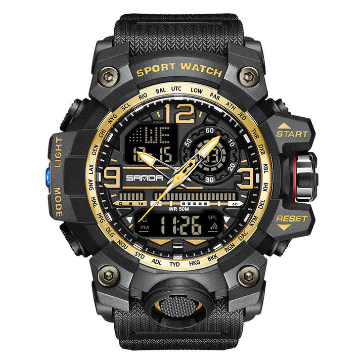 Men's multifunctional watch with luminous display & water protection | Stornfield