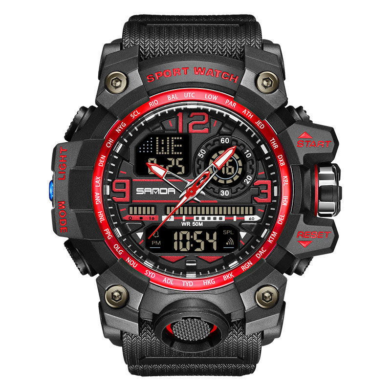 Men's multifunctional watch with luminous display & water protection | Stornfield