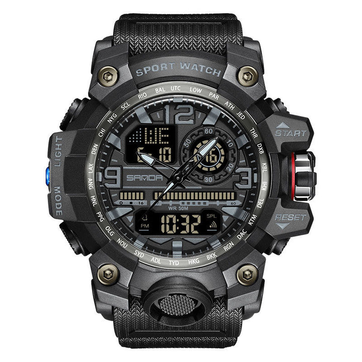 Men's multifunctional watch with luminous display & water protection | Stornfield