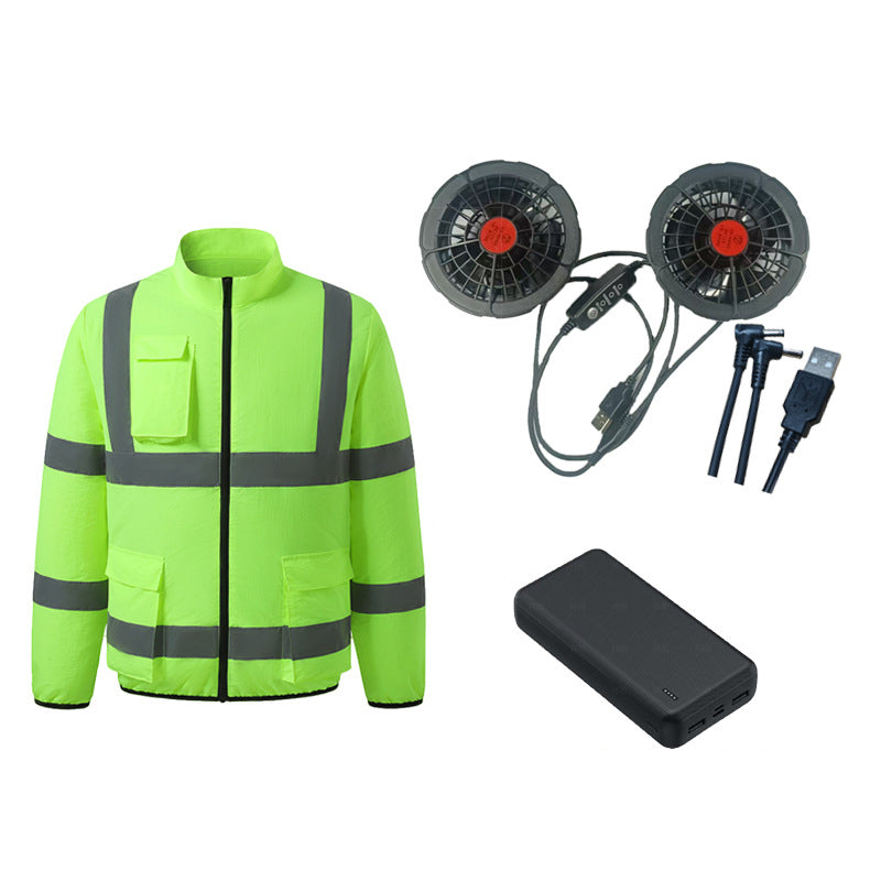 Cooling vest with fans & reflective stripes | Stornfield