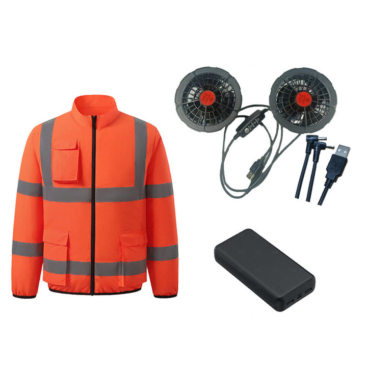 Cooling vest with fans & reflective stripes | Stornfield