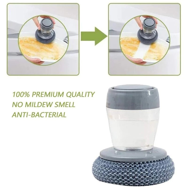 Kitchen soap dispenser with hand brush | Stornfield