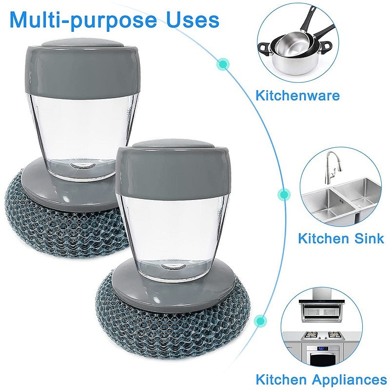 Kitchen soap dispenser with hand brush | Stornfield