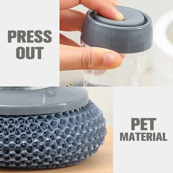 Kitchen soap dispenser with hand brush | Stornfield