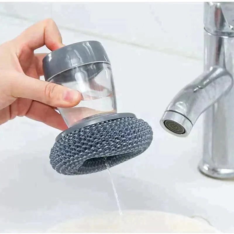 Kitchen soap dispenser with hand brush | Stornfield