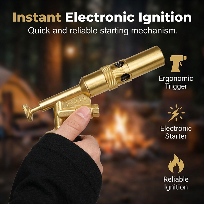 Portable Butane Soldering Torch Set Gold | Stornfield