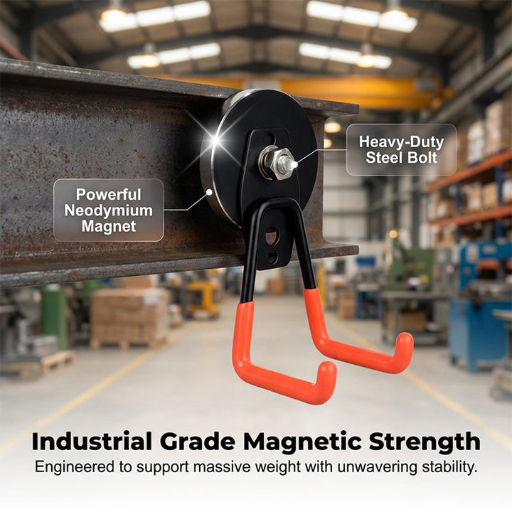 Magnetic double hook for tool storage | Stornfield