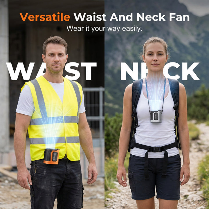 Portable Car Clip On Fan with LED Display | Stornfield