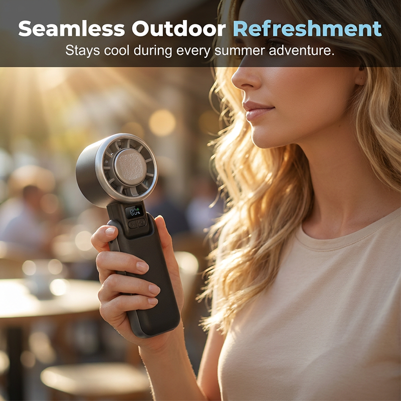 Semiconductor Cooling Handheld Fan | Stornfield