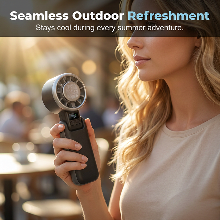Semiconductor Cooling Handheld Fan | Stornfield